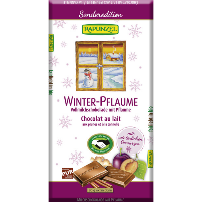 cioccolato al latte con prugne e spezie (80gr)